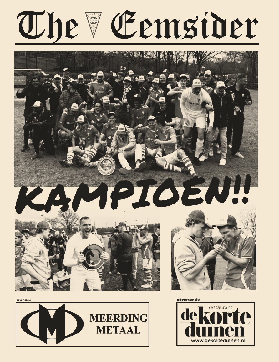 Wedstrijd met twee gezichten brengt het kampioenschap!!