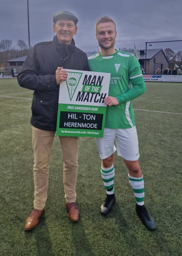 Danny Meerding MotM in thuiswedstrijd tegen Sporting Almere