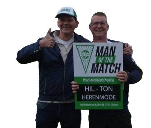 Teus Verwoerd Man of the Match in thuiswedstrijd tegen SVMM