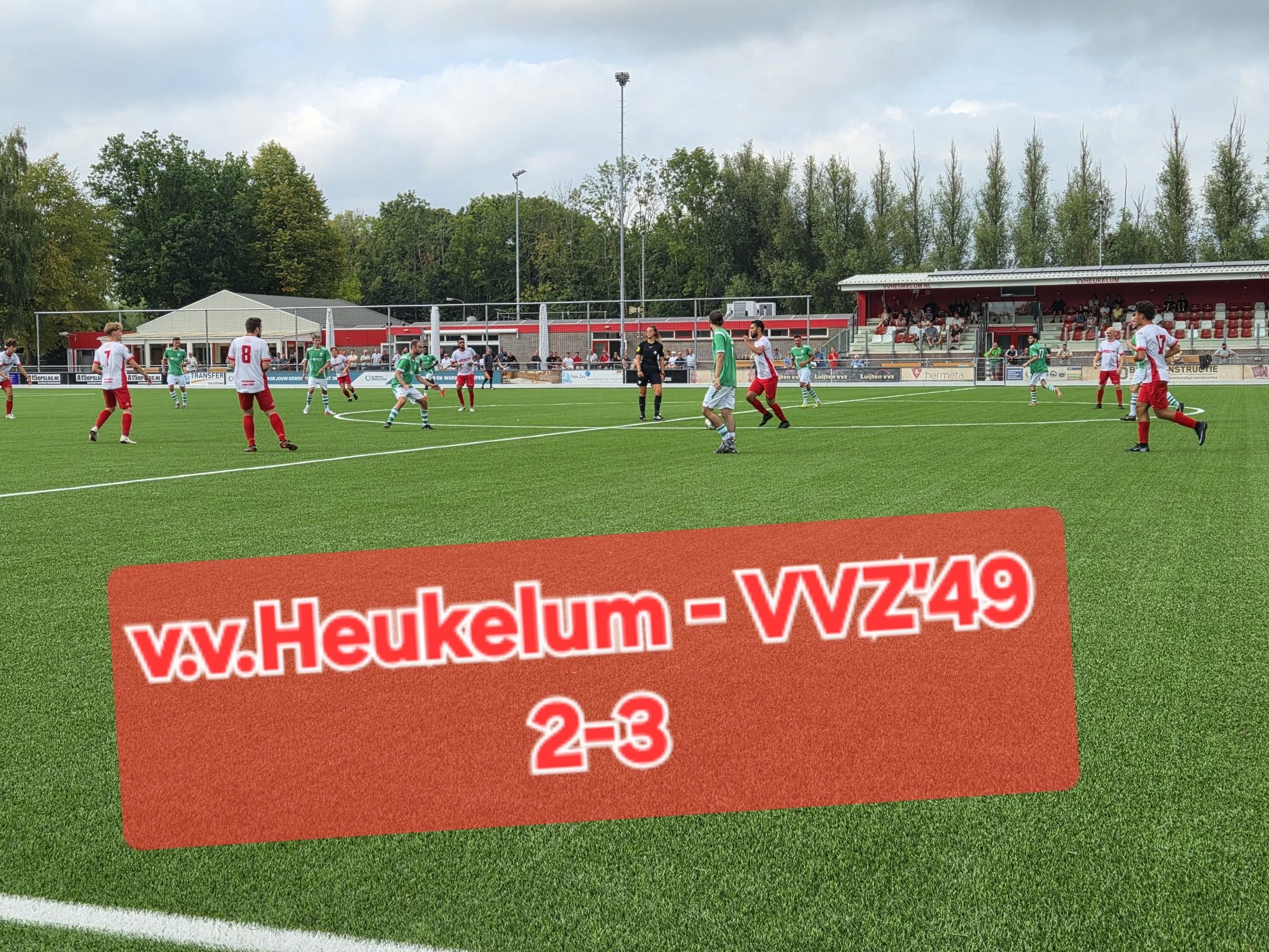De kop is er af. VVZ'49 verslaat 3e klasser vv Heukelum met 2-3