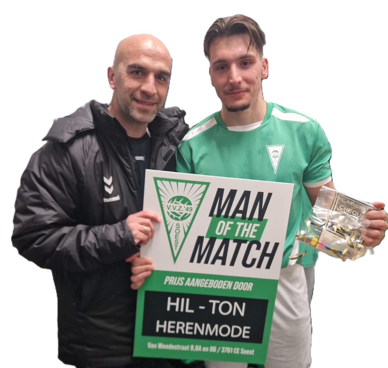 Tahsin Teker Man of the Match in thuiswedstrijd tegen Oranje Wit