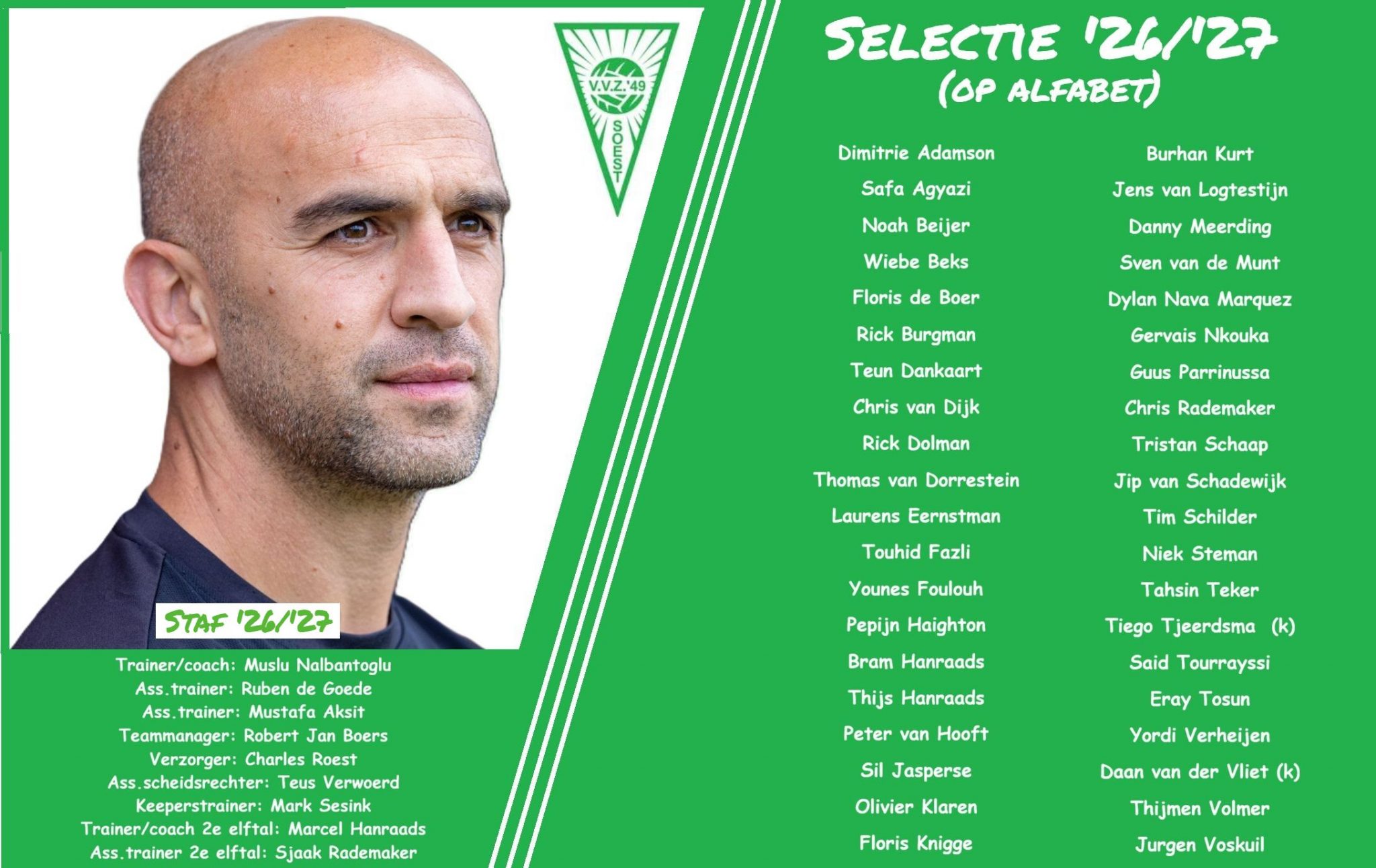 Het bleef stil aan de Eemweg deze transferperiode. Vier talenten maken de stap.