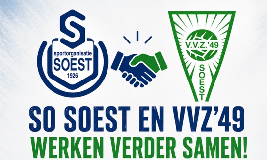 VVZ ’49 en SO Soest  werken verder samen