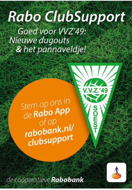 Rabobank ClubSupport: Stem op VVZ '49