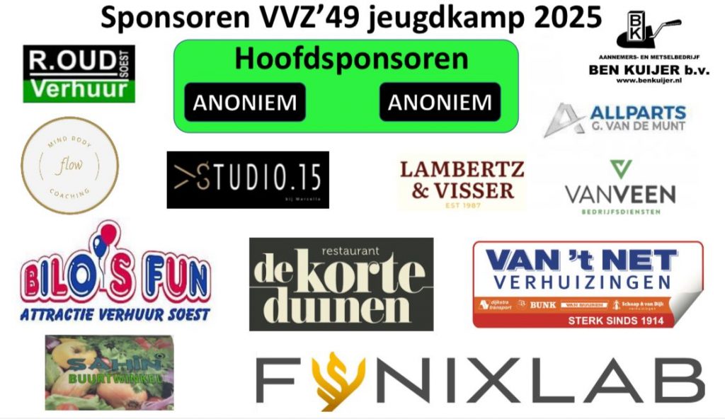 VVZ’49 Jeugdkamp 2025 – Een Weekend om Nooit te Vergeten!